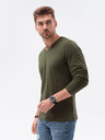 Ombre Clothing Herren Langarm-T-Shirt ohne Aufdruck - Mix 2 Stück im Paket V5 Z41 basic