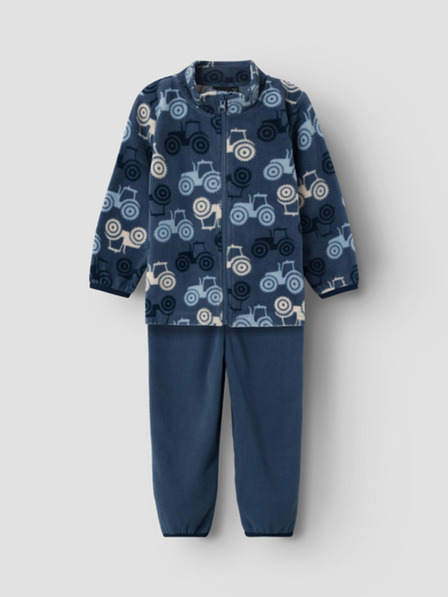 name it Dunkelblaues Fleece-Sweatshirt und Hosen-Set für Jungen name it Spectra