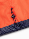 Ombre Clothing Dunkelblaue Herren-Steppwinterjacke mit Kapuze Ombre Clothing