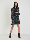 Orsay Schwarzes Damen-Blumenkleid ORSAY