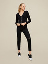 Dorothy Perkins Dorothy Perkins Schwarzes kurzes Button-Down-Hemd