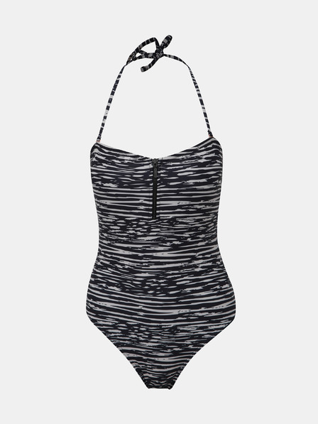 Dorothy Perkins Cremefarbener und blau gemusterter Badeanzug Dorothy Perkins