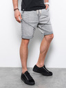 Ombre Clothing Graue Denim-Shorts für Herren Ombre Clothing W361