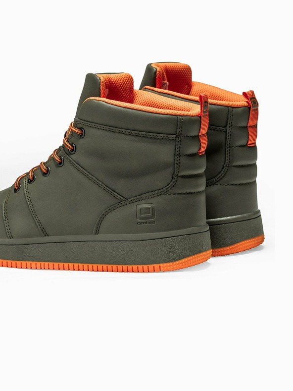 Ombre Clothing Khakifarbene Herren-Turnschuhe T311