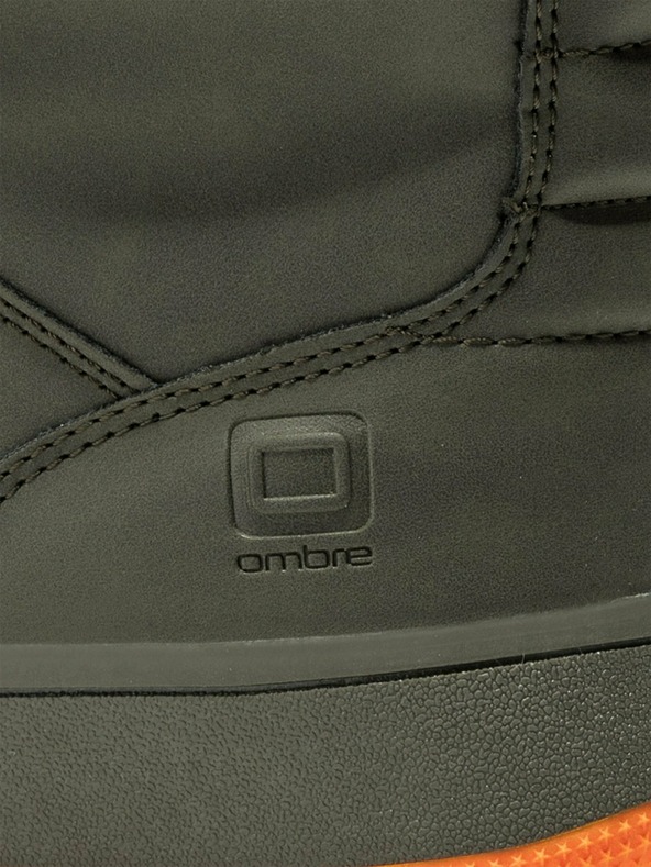 Ombre Clothing Khakifarbene Herren-Turnschuhe T311