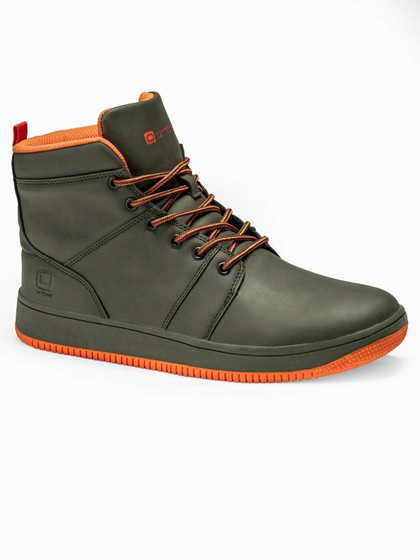 Ombre Clothing Khakifarbene Herren-Turnschuhe T311