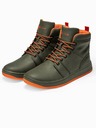 Ombre Clothing Khakifarbene Herren-Turnschuhe T311
