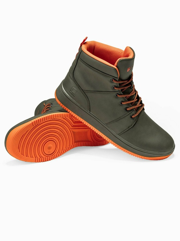 Ombre Clothing Khakifarbene Herren-Turnschuhe T311