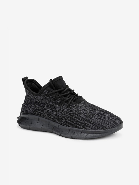 Ombre Clothing Schwarze Herren-Turnschuhe Ombre Clothing