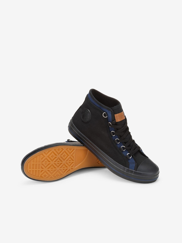 Ombre Clothing Schwarz Herren Sneaker Schuhe Ombre Clothing T375