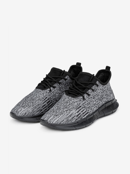 Ombre Clothing Ombre Clothing Graue Herren Stepp-Turnschuhe