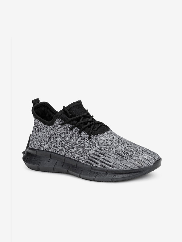 Ombre Clothing Ombre Clothing Graue Herren Stepp-Turnschuhe