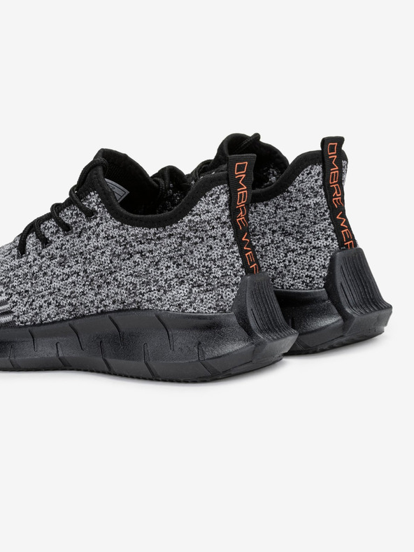 Ombre Clothing Ombre Clothing Graue Herren Stepp-Turnschuhe