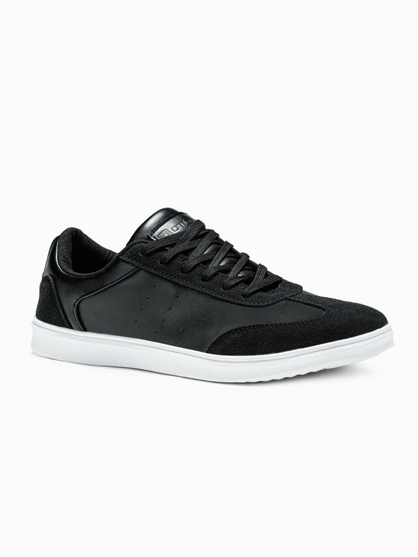Ombre Clothing Schwarze Herren-Turnschuhe Ombre Clothing T373