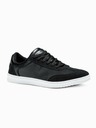 Ombre Clothing Schwarze Herren-Turnschuhe Ombre Clothing T373