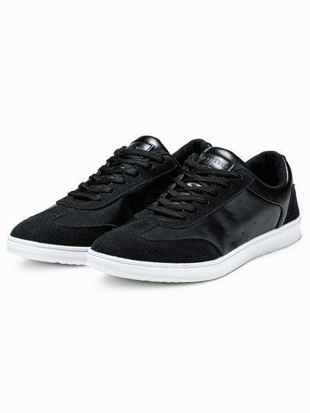 Ombre Clothing Schwarze Herren-Turnschuhe Ombre Clothing T373