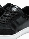 Ombre Clothing Schwarze Herren-Turnschuhe Ombre Clothing T373