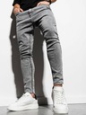 Ombre Clothing Graue Herren Cropped Slim Fit Jeans Ombre Kleidung P923