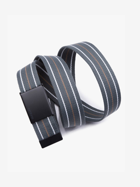 Ombre Clothing Herren-Stoffgürtel - Grau A648