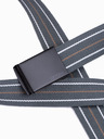 Ombre Clothing Herren-Stoffgürtel - Grau A648