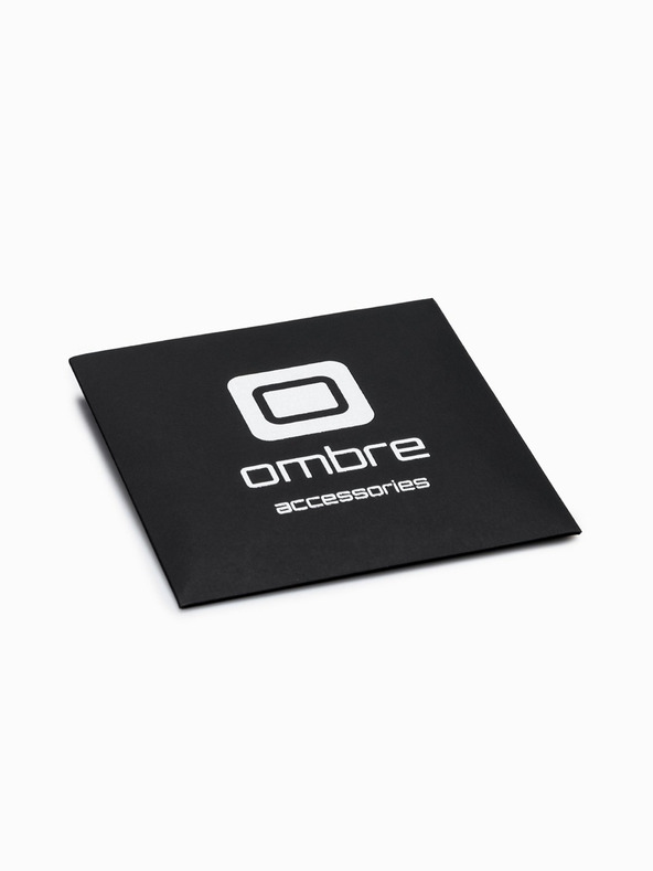 Ombre Clothing Schwarzes Herren Lederarmband Ombre Kleidung