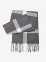 Ombre Clothing Herrenschal - Grau/Weiß A408