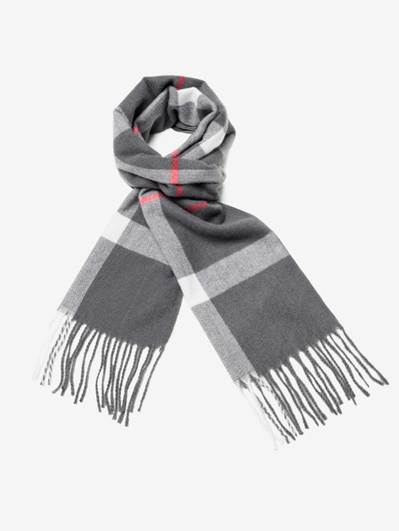Ombre Clothing Herrenschal - Grau/Weiß A408