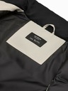 Ombre Clothing Schwarz-beige Herren-Steppweste Ombre Clothing