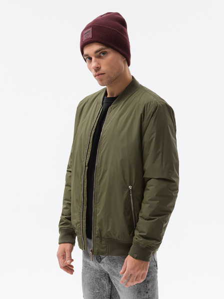 Ombre Clothing Khaki Herren Ombre Clothing Übergangsjacke C538