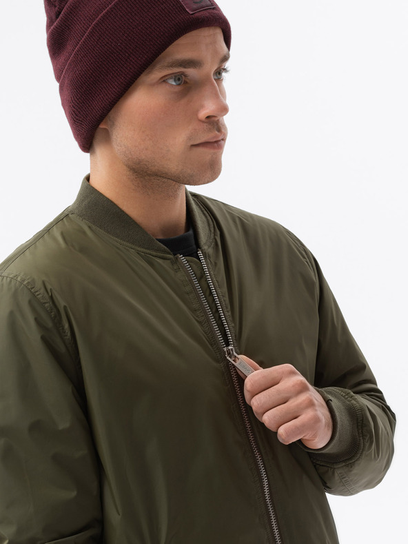 Ombre Clothing Khaki Herren Ombre Clothing Übergangsjacke C538