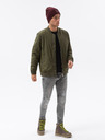 Ombre Clothing Khaki Herren Ombre Clothing Übergangsjacke C538