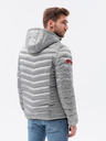 Ombre Clothing Ombre Clothing C368 Grau Herren Übergangsjacke