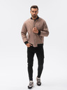Ombre Clothing Beige Herren-Bomber C516
