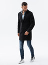 Ombre Clothing Schwarzer Leichter Herrenmantel Ombre Kleidung