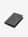Ombre Clothing Herren Leder Brieftasche - Schwarz A417