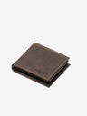 Ombre Clothing Herrenbrieftasche aus Leder - braun A092