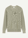 Celio Hellgrüner Herren-Rippenpulli Celio Dexter
