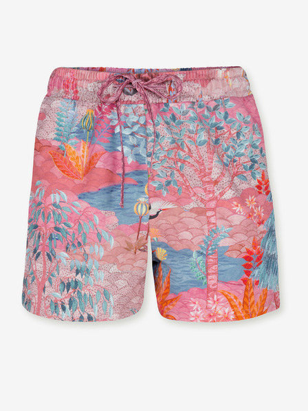 PiP studio Rosa Gemusterte Damen Home Shorts PiP Studio Pip Garden Big