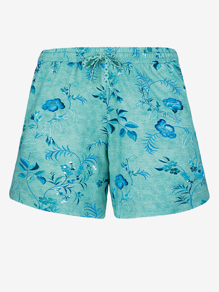 PiP studio Grüne Damen Home Shorts PiP Studio Tokyo Blossom Green