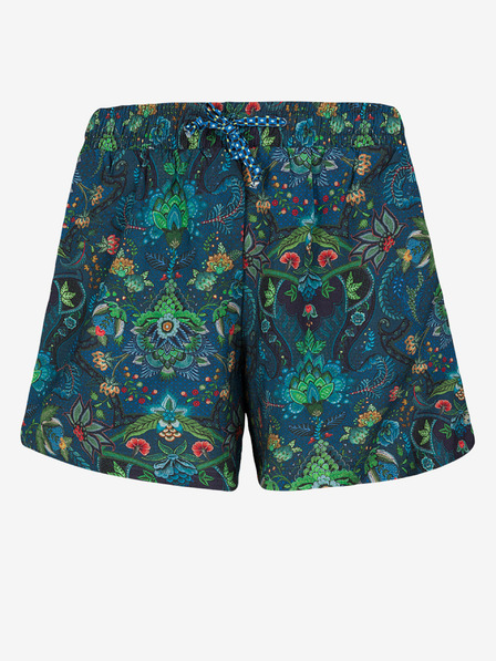 PiP studio Dunkelblaue gemusterte Damen Home Shorts PiP studio Kyoto Festival Blau