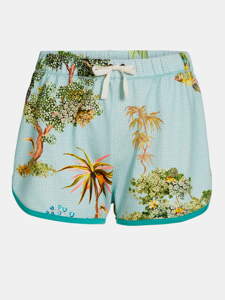 PiP studio Hellblaue gemusterte Damen-Shorts PiP studio C'est La Tree
