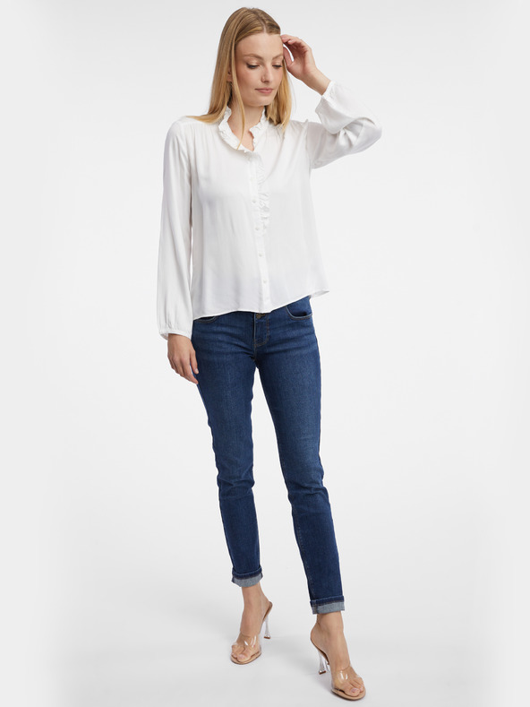 Orsay Weiße Damenbluse ORSAY