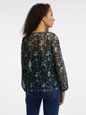 Orsay Schwarze geblümte Bluse ORSAY