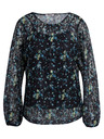 Orsay Schwarze geblümte Bluse ORSAY
