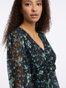 Orsay Schwarzes Damen-Blumenkleid ORSAY