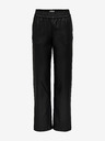 ONLY Schwarze Damen-Kunstlederhose ONLY Pop Star