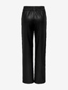 ONLY Schwarze Damen-Kunstlederhose ONLY Pop Star