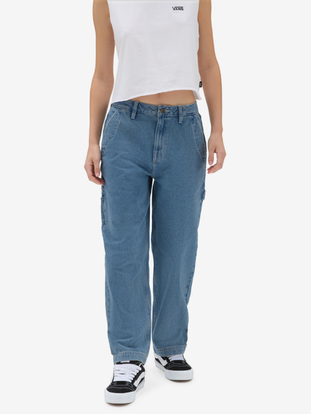Vans Blaue Damen Wide Leg Jeans VANS Ground Work
