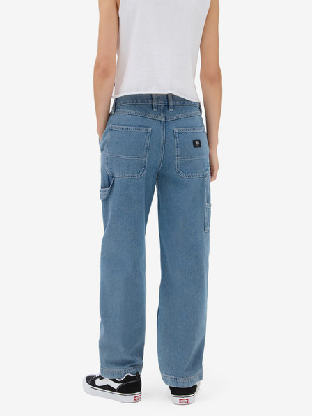 Vans Blaue Damen Wide Leg Jeans VANS Ground Work