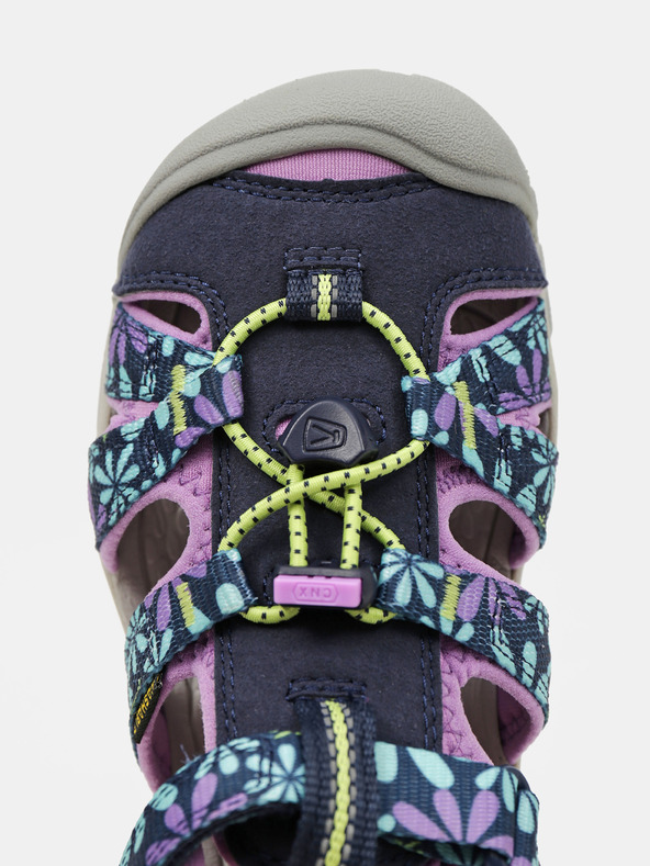 Keen Dunkelblaue Mädchen Sandalen mit Blumenmuster Keen